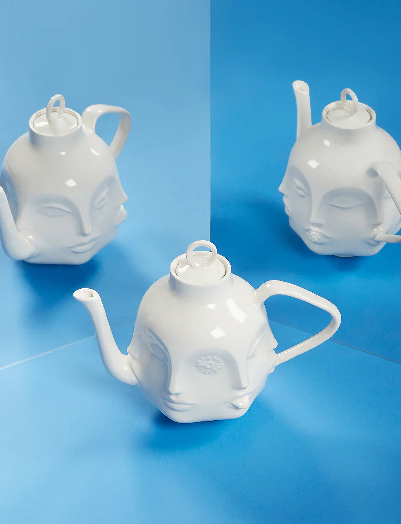 Jonathan Adler Dora Maar Teapot, 1.182 L x 26.67, White, Kander & Karafler > Tekander, Unisex