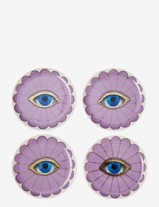 Fleur Coasters - lasinaluset - purple