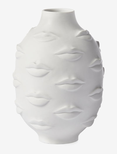 Gala round vase - vaser - white