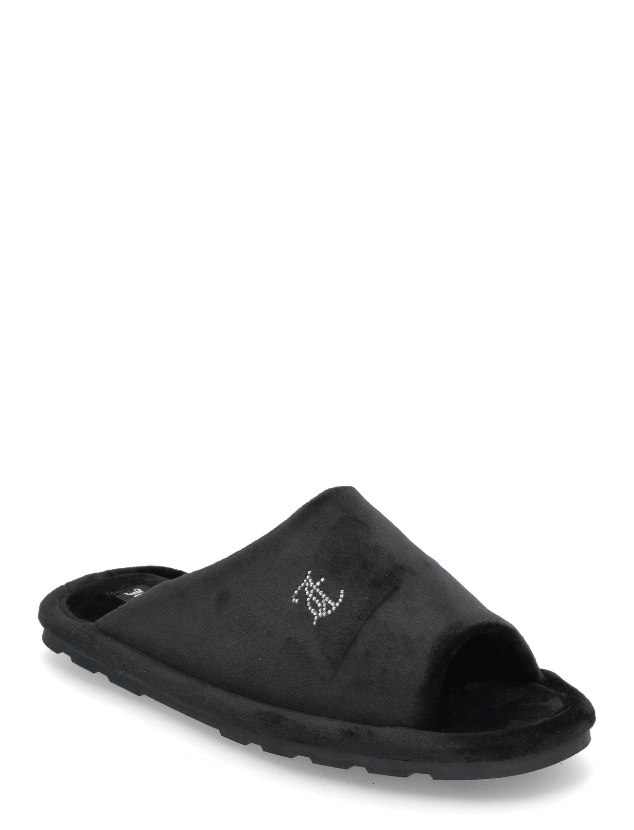 Juicy Couture Vivien Velour Padded Slipper Svart