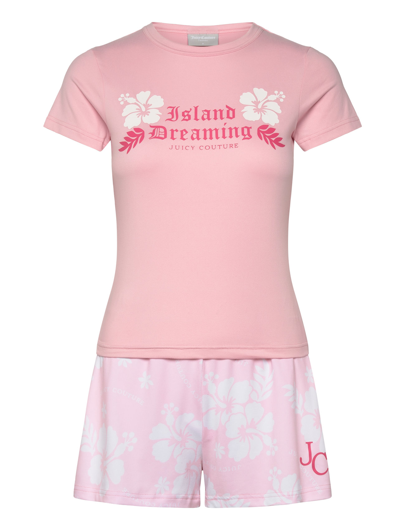 Juicy Couture Island Dreaming Top/ Short Set Rosa