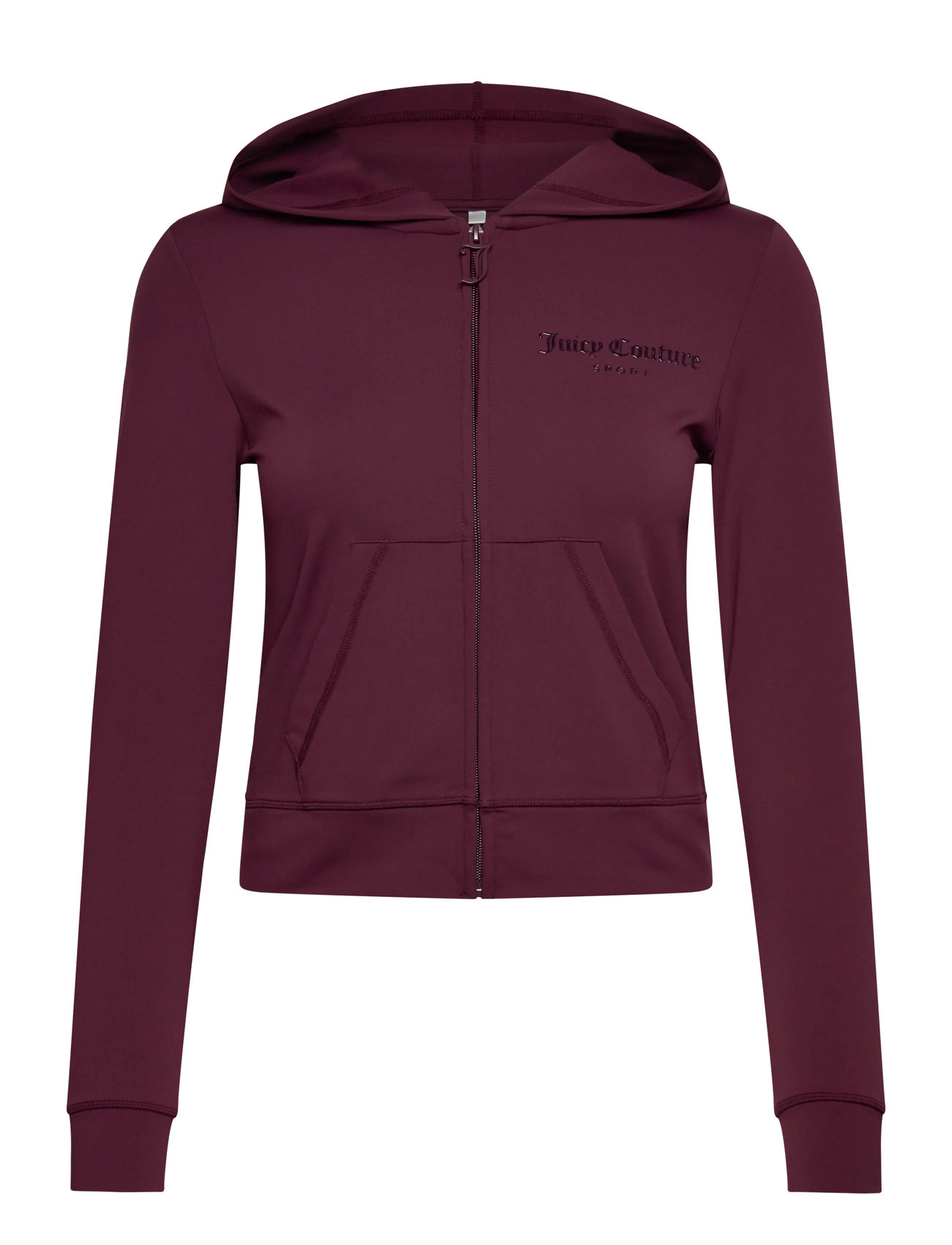 JUICY COUTURE Activewear Ennis Hoodie Burgundy - XS - Damen