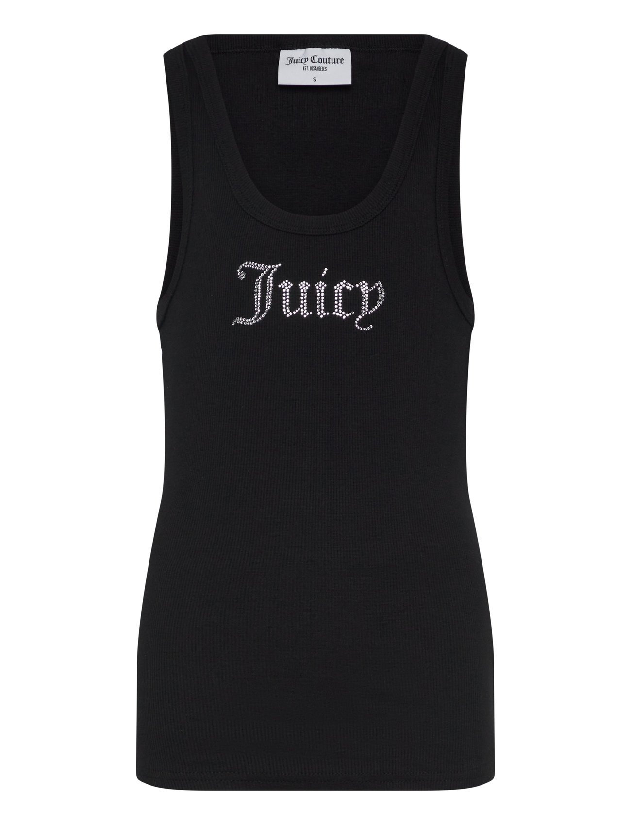 Juicy Couture Thin Strap Racer Vest Svart