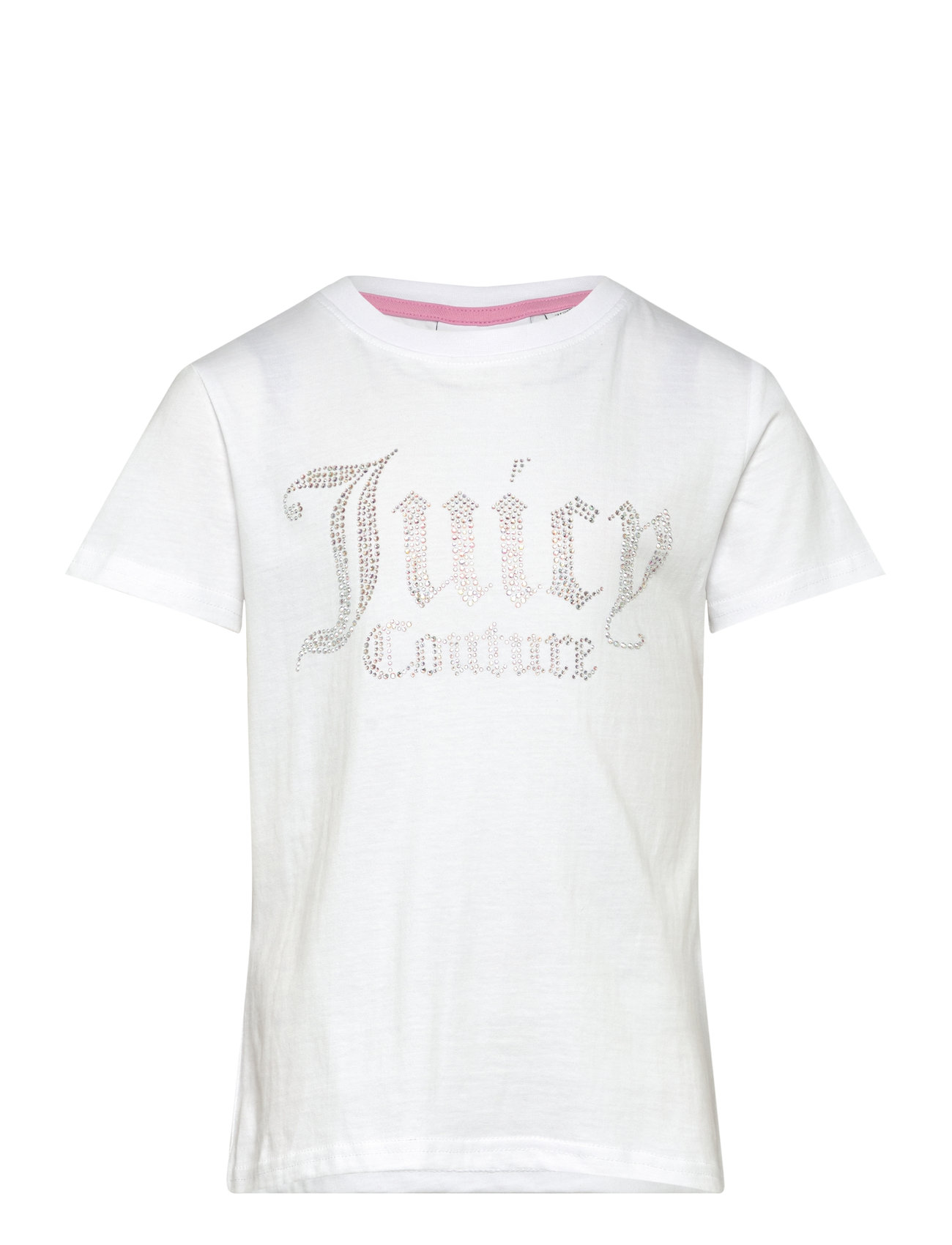 Juicy Couture Diamante Fitted Tee Vit