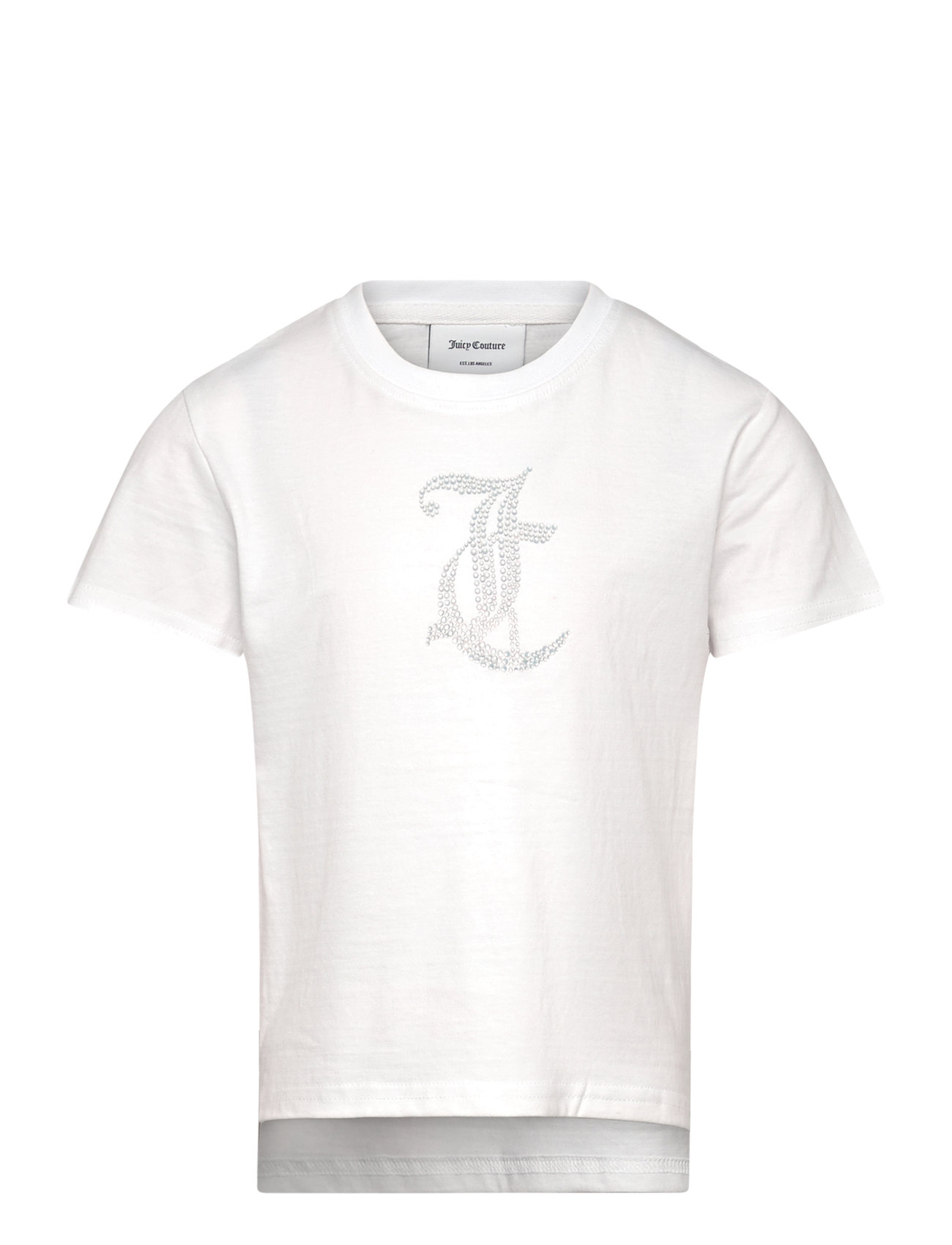 Juicy Couture Tonal Diamante Tee Vit