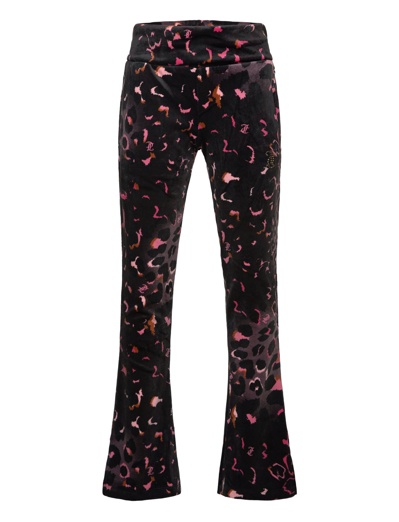 Juicy Couture Velour Leopard Print Deep Waistband Jogger Multi/patterned