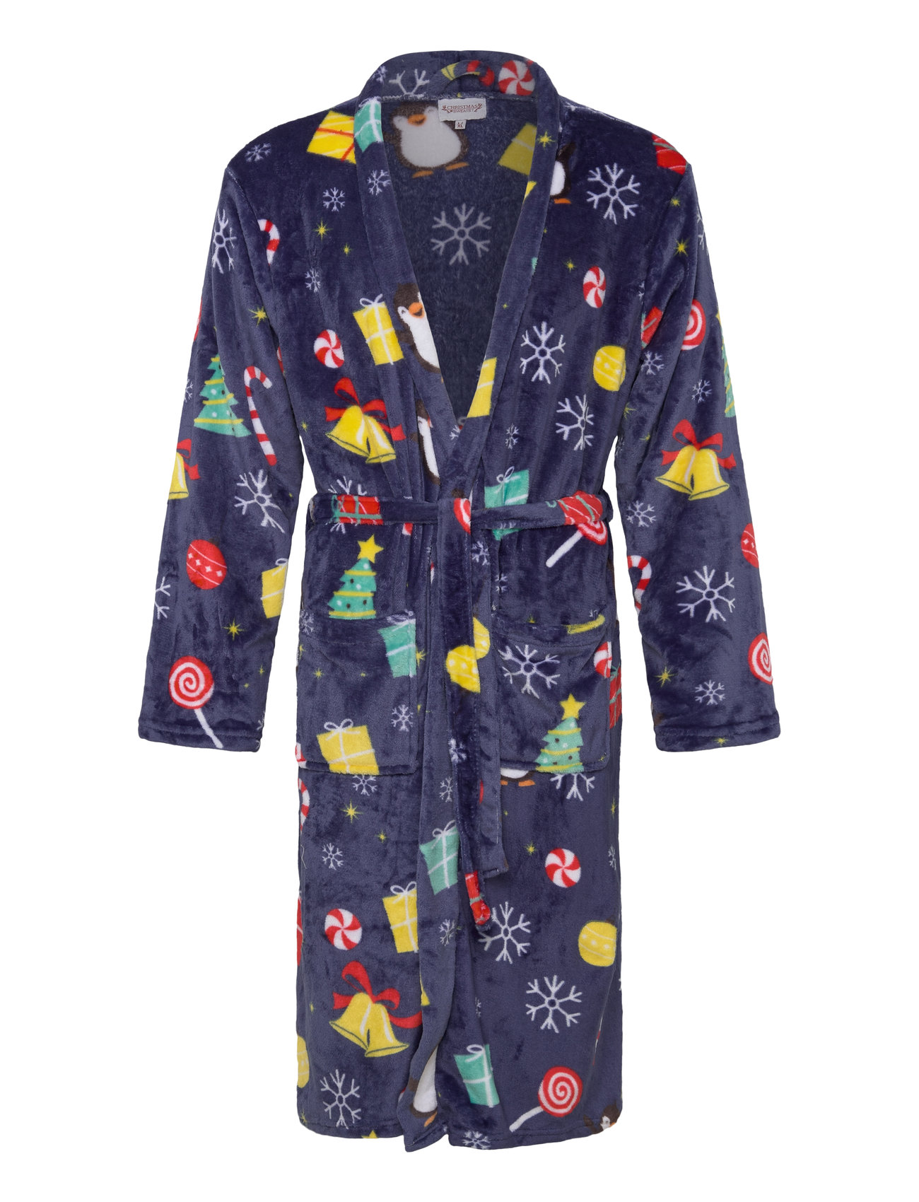 Cute Christmas Robe Blue Blue Christmas Sweats