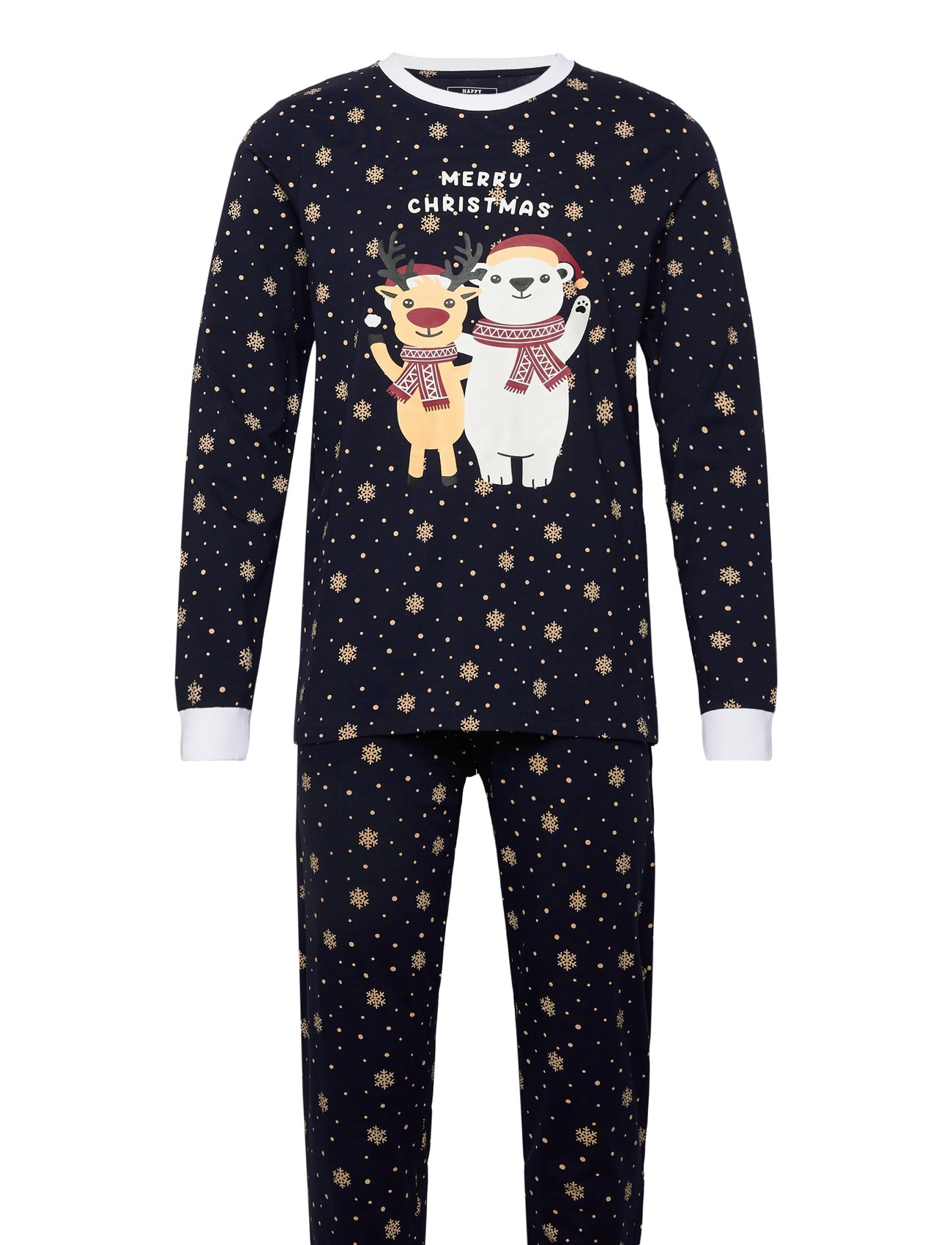 HAPPY SEASONS Best Friends Christmas Pyjamas Navy - M - Damen