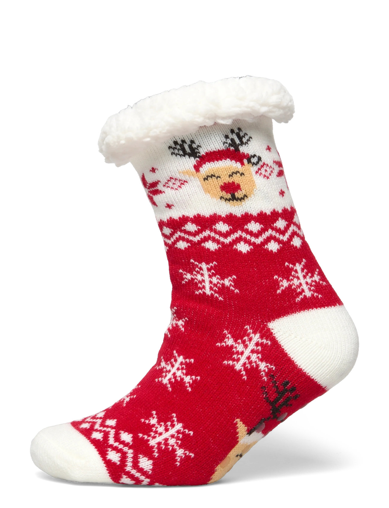 HAPPY SEASONS Rensdyrets Favorit Julesokker Rot - One Size - Herren