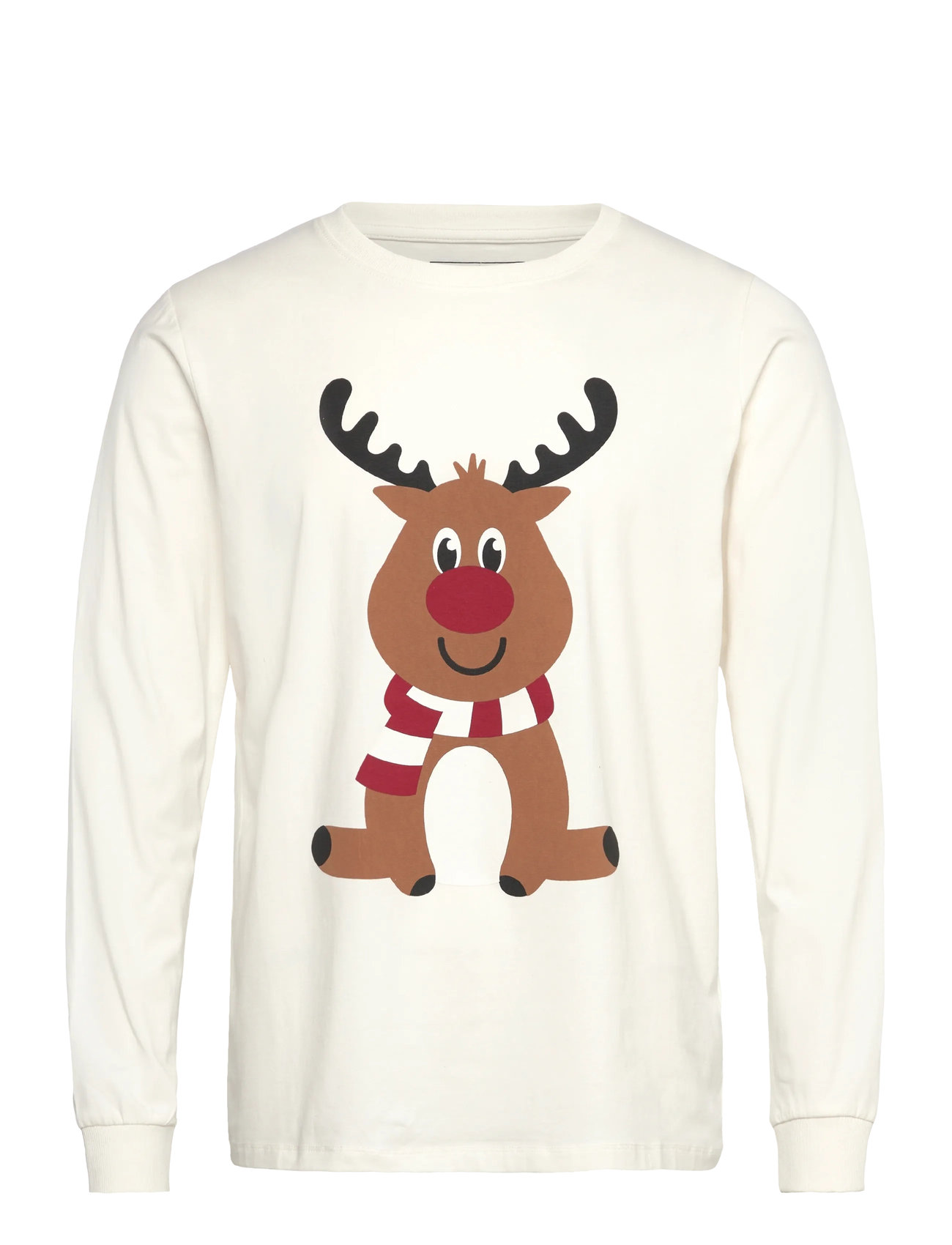 HAPPY SEASONS The Reindeer Pyjamas Oberteil Cream - L - Herren