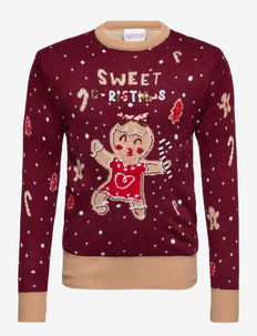 Cute cookie woman - jumpers - red