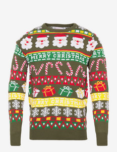 The perfect christmas sweater - rund hals - green
