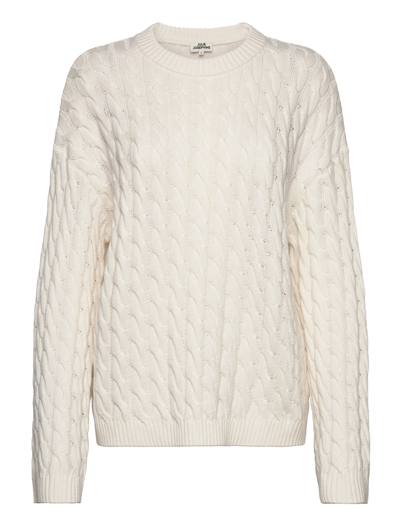 Cable Knit Sweater Designers Knitwear Jumpers White Julie Josephine