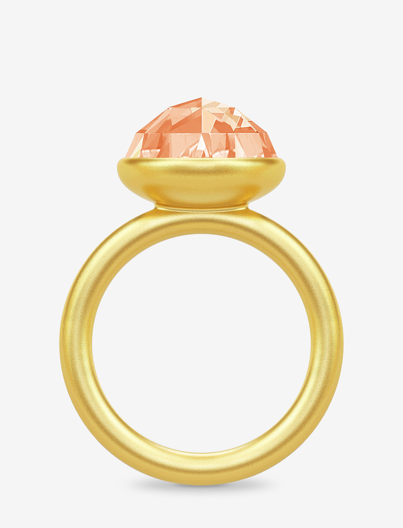 Julie Sandlau - Cocktail Ring - Gold/Champagne - sormukset - gold / champagne - 1