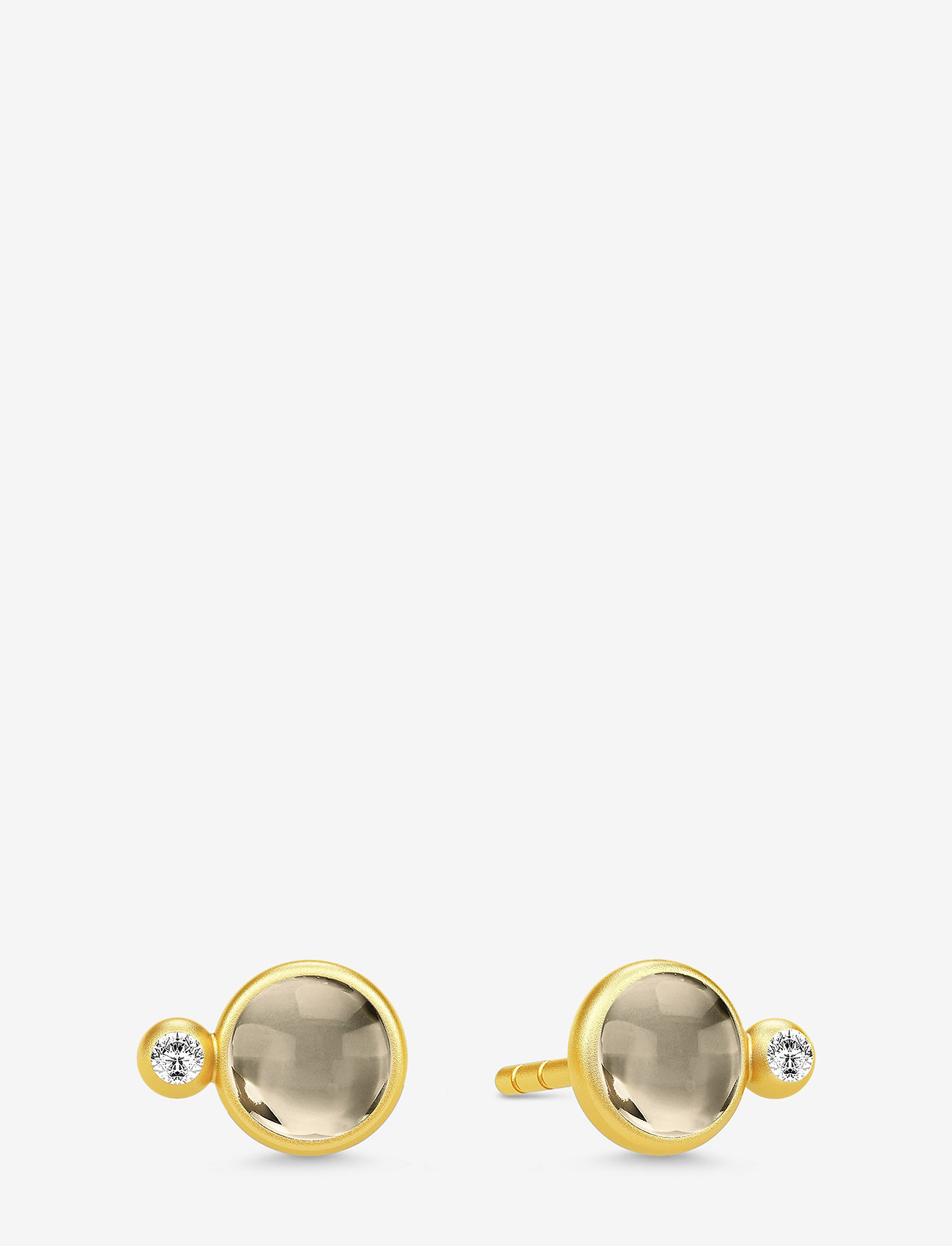 Sommerhus Europa Se venligst Julie Sandlau Prime Earstuds - Gold/smoke - Stud earrings | Boozt.com