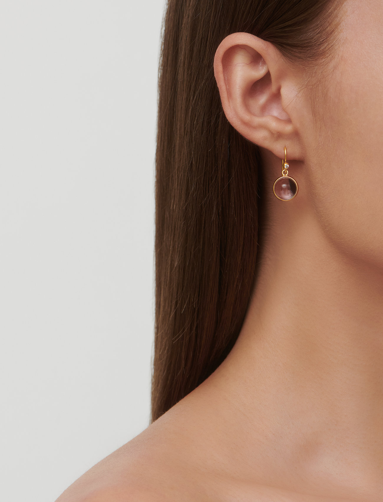 Julie Sandlau Prime Earrings, One Size, Pink, Øreringe > Øreringe Med Vedhæng, Dame