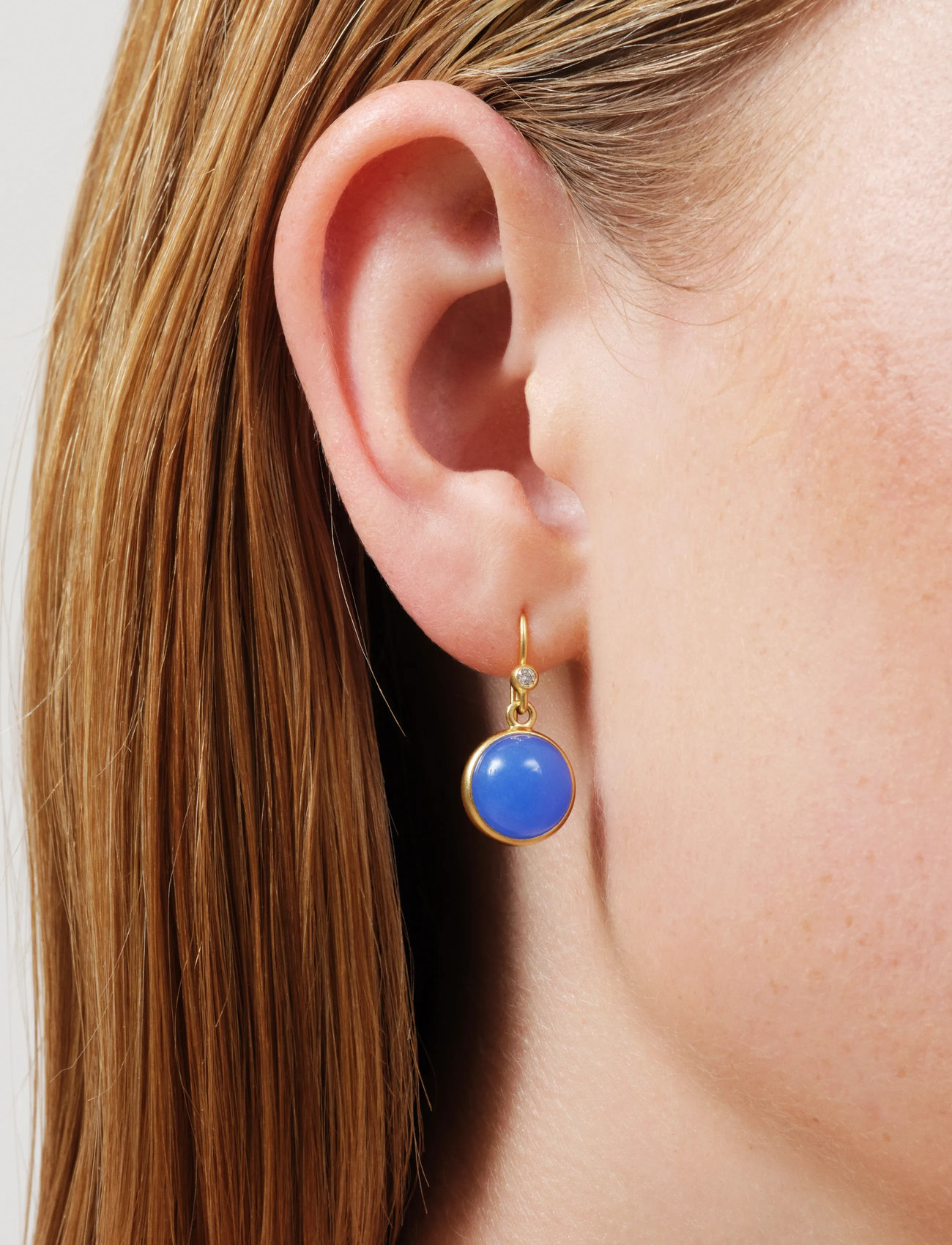 Julie Sandlau Prime Earrings, One Size, Blue, Øreringe > Øreringe Med Vedhæng, Dame