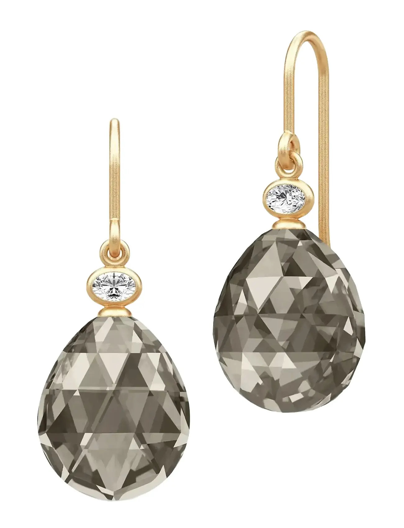 Julie Sandlau Ofelia Earrings, One Size, Gold, Øreringe > Øreringe Med Vedhæng, Dame