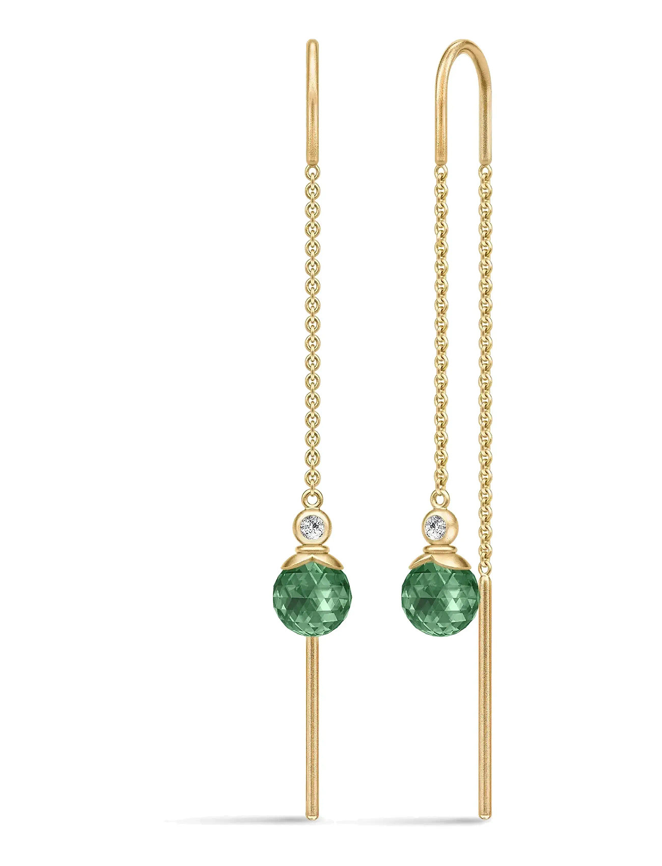 Julie Sandlau Berry Chain Earrings, One Size, Gold, Earrings > Statement Earrings, Dame