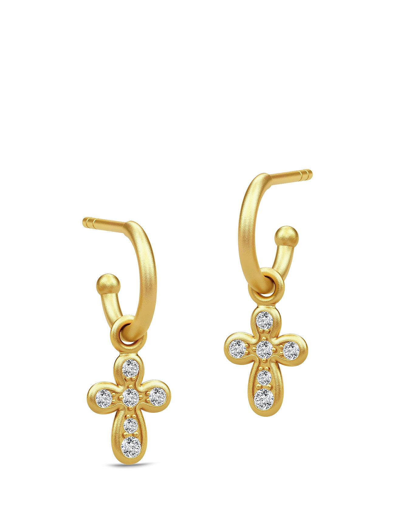 Prime Earring Goldcubic Zirconia Oorbellen Sieraden Goud Julie Sandlau julie sandlau kopen in de aanbieding
