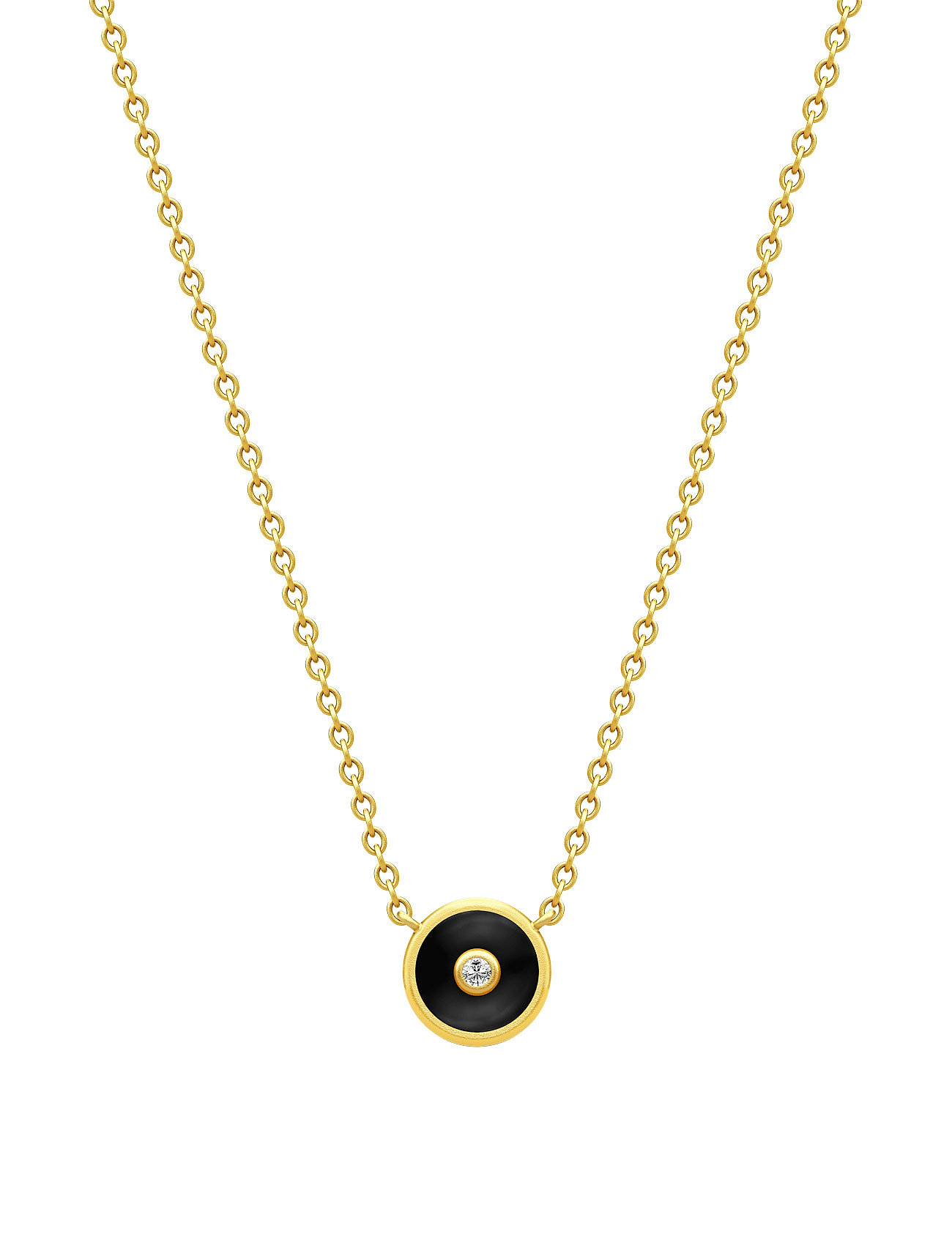 Iris Necklace Goldblack Collier Sieraden Zwart Julie Sandlau julie sandlau kopen in de aanbieding