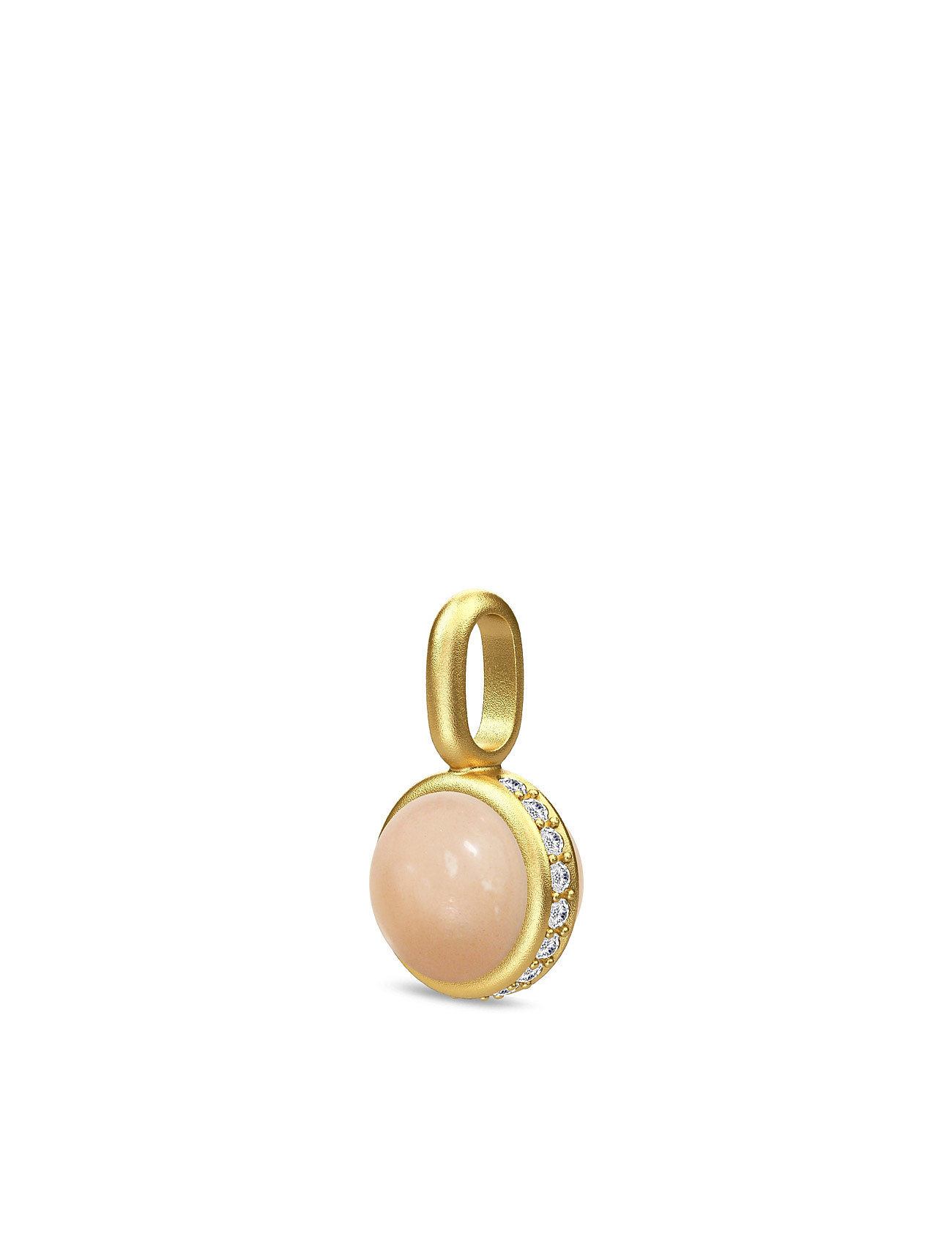Luna Pendant Gold Collier Hanger Roze Julie Sandlau julie sandlau kopen in de aanbieding