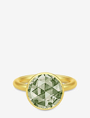 Cocktail Ring - Gold/Dusty Green - GOLD / DUSTY GREEN
