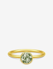 Cocktail Ring small - Gold/Dusty Green - GOLD / DUSTY GREEN