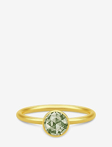 Cocktail Ring small - Gold/Dusty Green - gredzeni - gold / dusty green