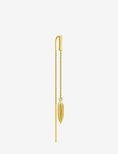 Bamboo Earring - auskari ar kulonu - gold