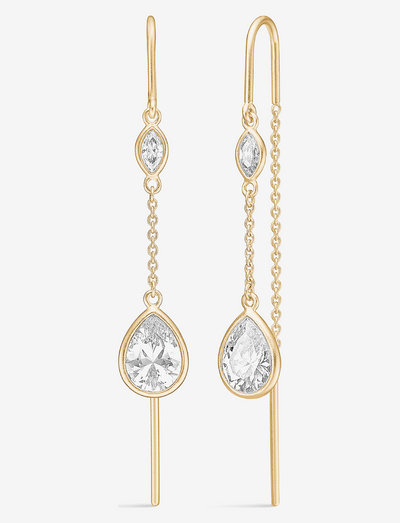 Tinkerbell Chandeliers - pendant earrings - gold
