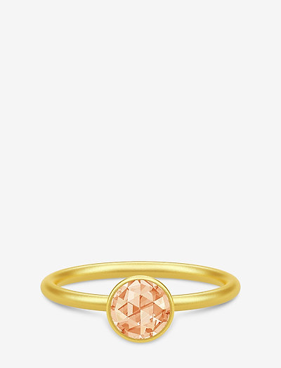 Cocktail Ring small - Gold/Champagne - ringe - gold / champagne