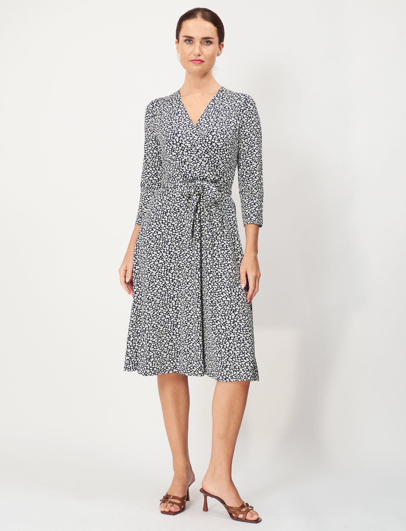 Jumperfabriken Celia Dress, XS, Navy, Kjoler > Wrap-Kjoler, Dame