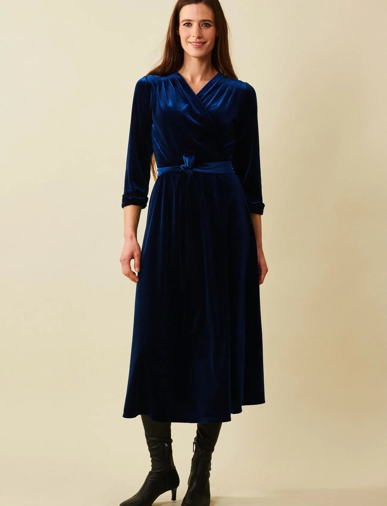 Jumperfabriken Coraline Dress, L, Navy, Kjoler > Knælange Og Midi, Dame
