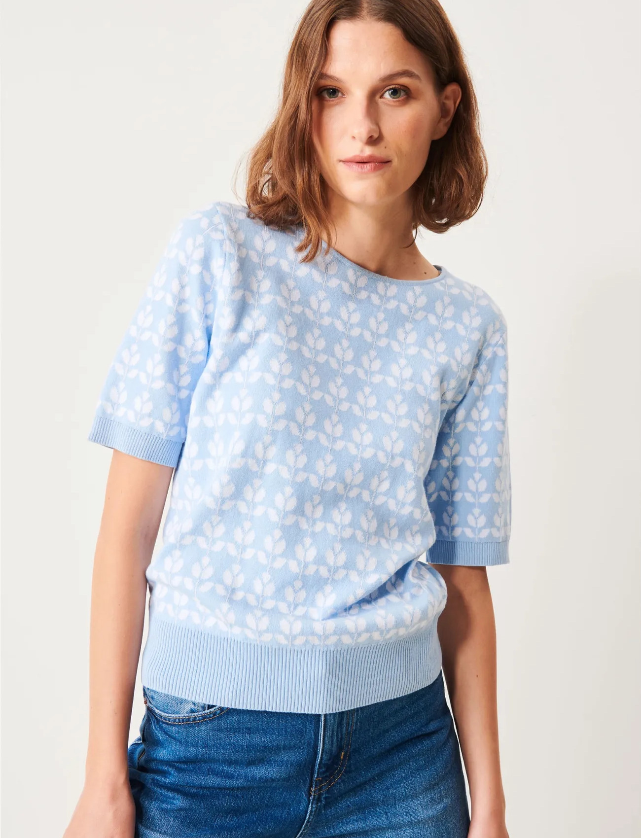 Jumperfabriken Bess Jumper, S, Blue, Strik > Trøjer, Dame