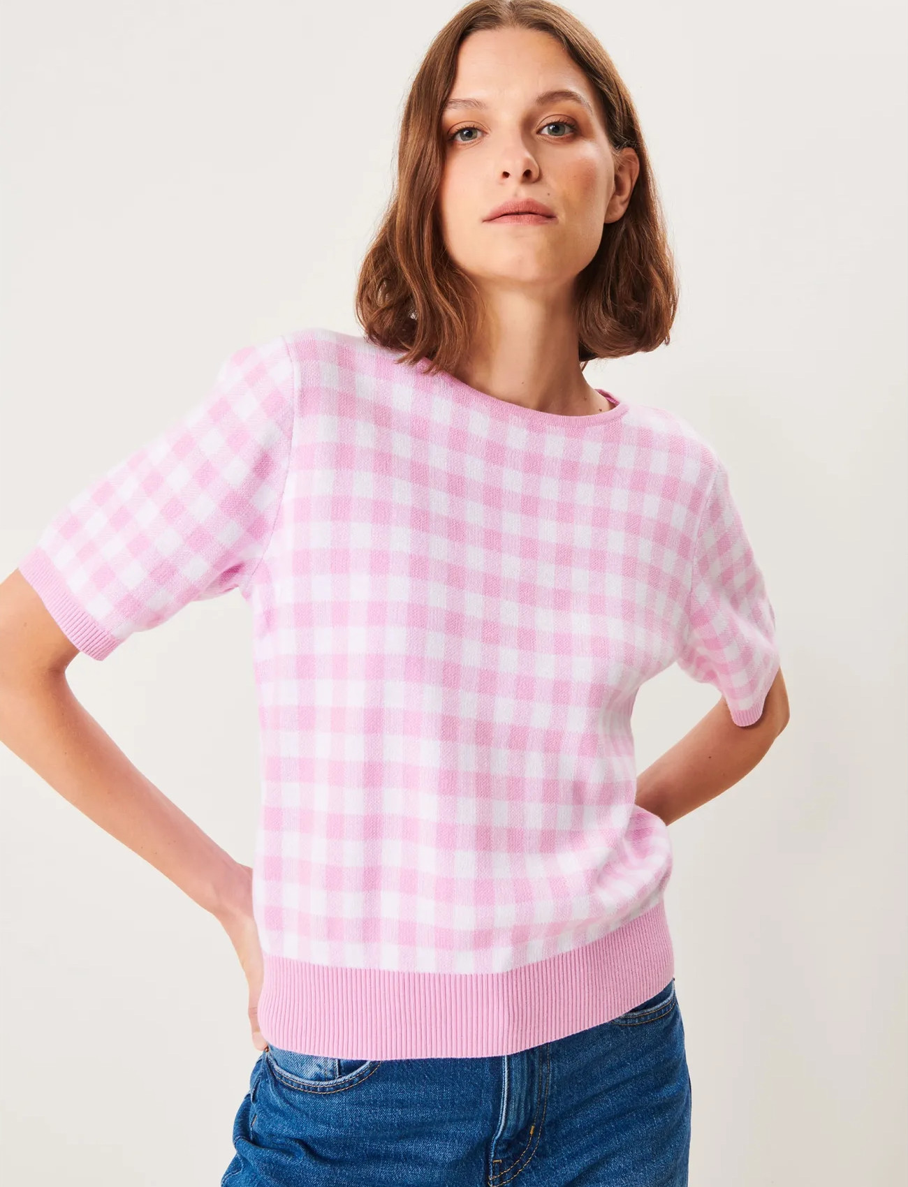 Jumperfabriken Bess Jumper, S, Pink, Strik > Trøjer, Dame