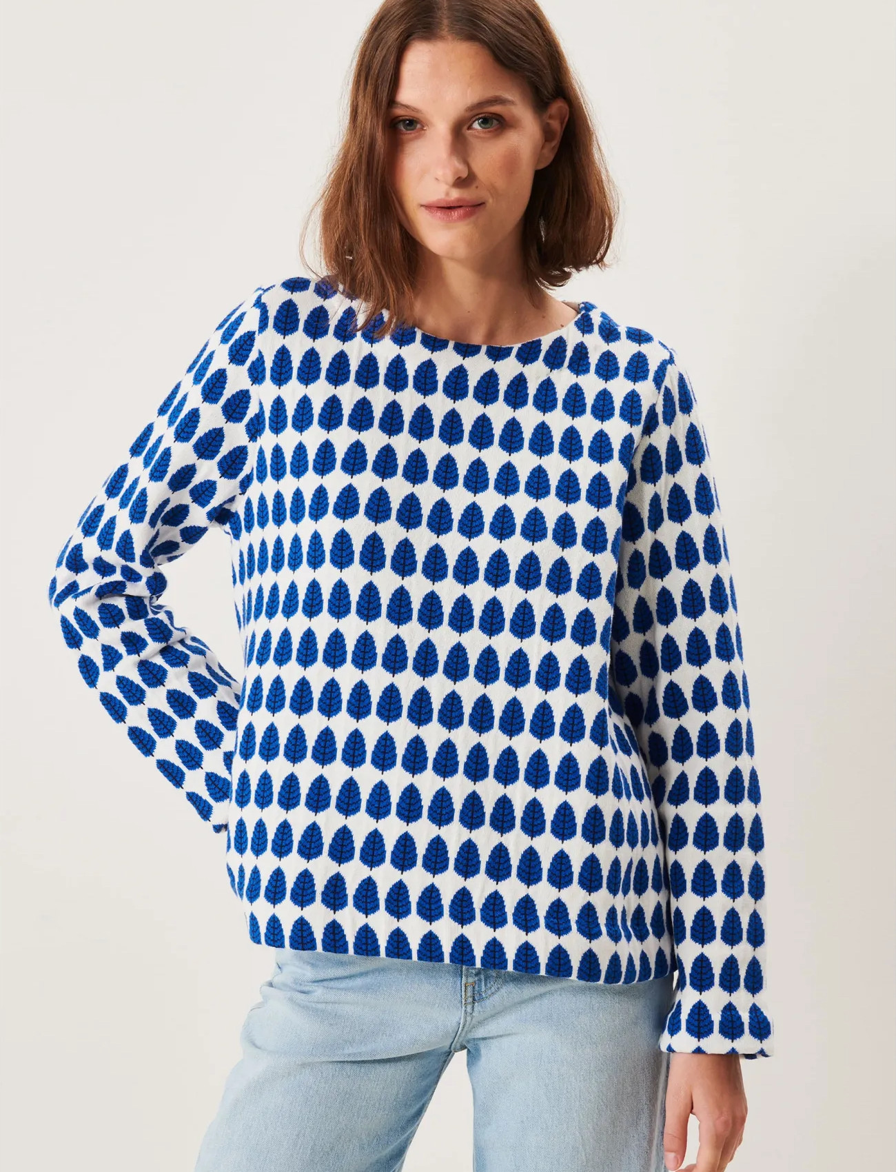 Jumperfabriken Delilah Jumper, S, White, Bluser > Langærmede, Dame