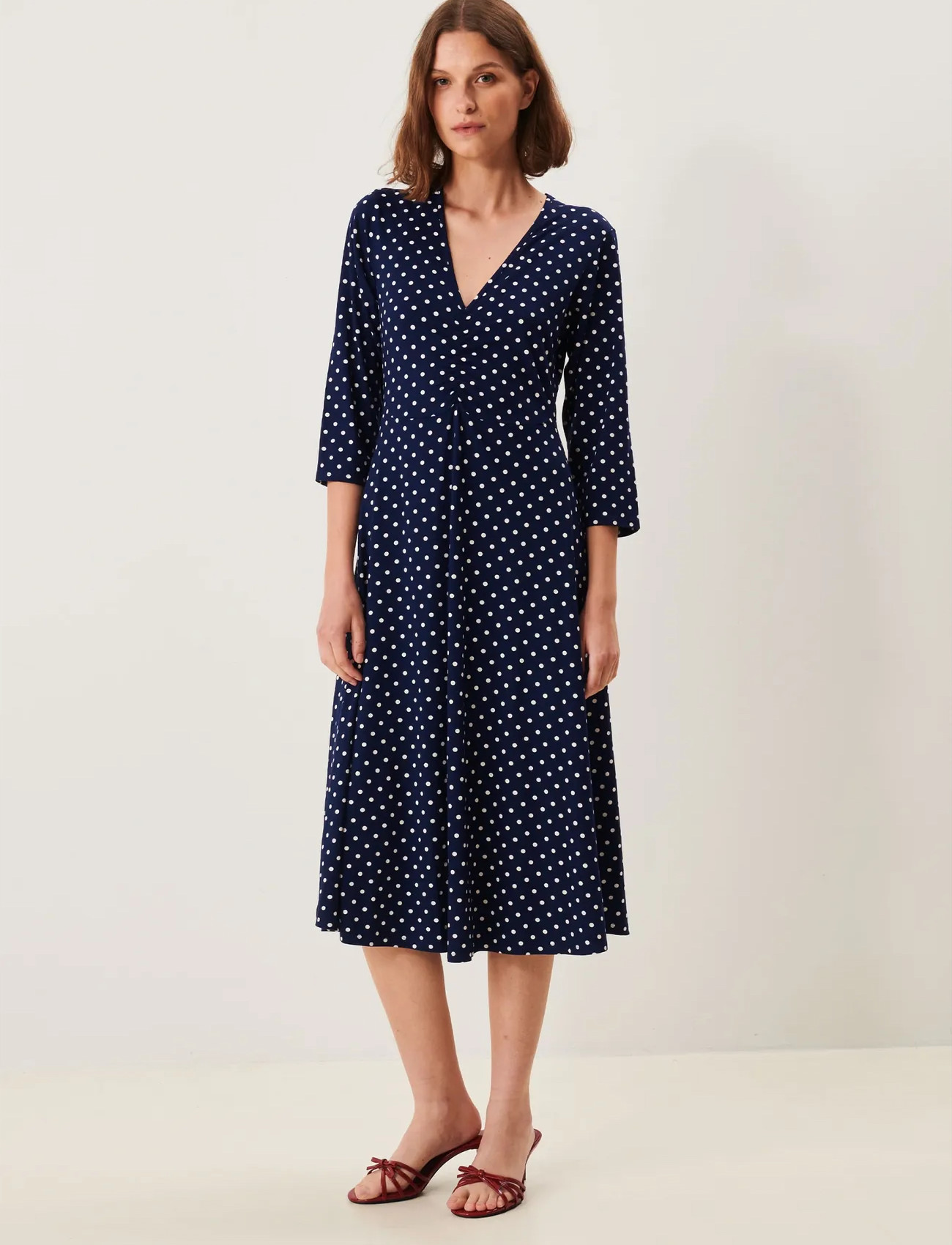 Jumperfabriken Noelle Dress, L, Navy, Kjoler > Knælange Og Midi, Dame