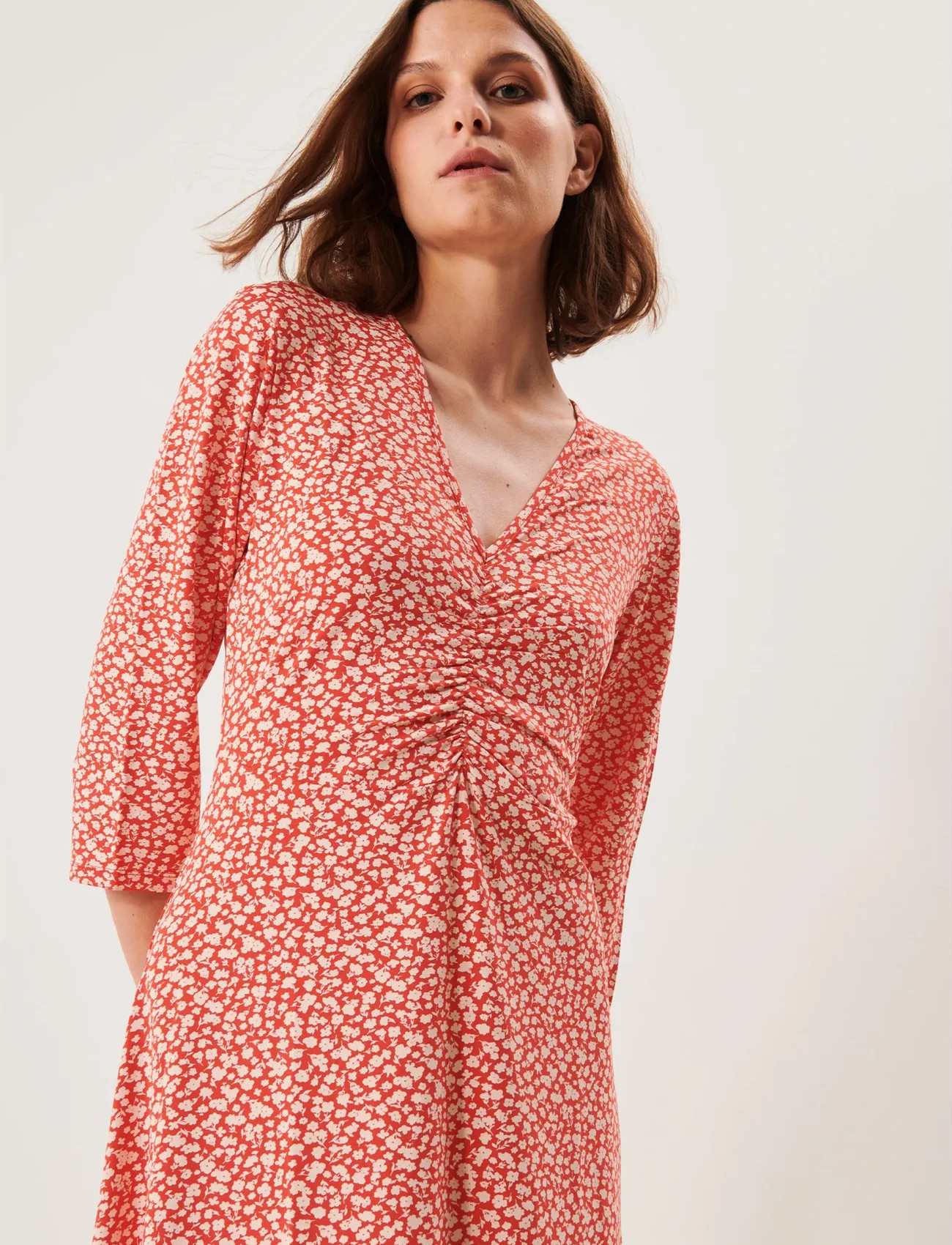 Jumperfabriken Noelle Dress, XL, Red, Kjoler > Knælange Og Midi, Dame