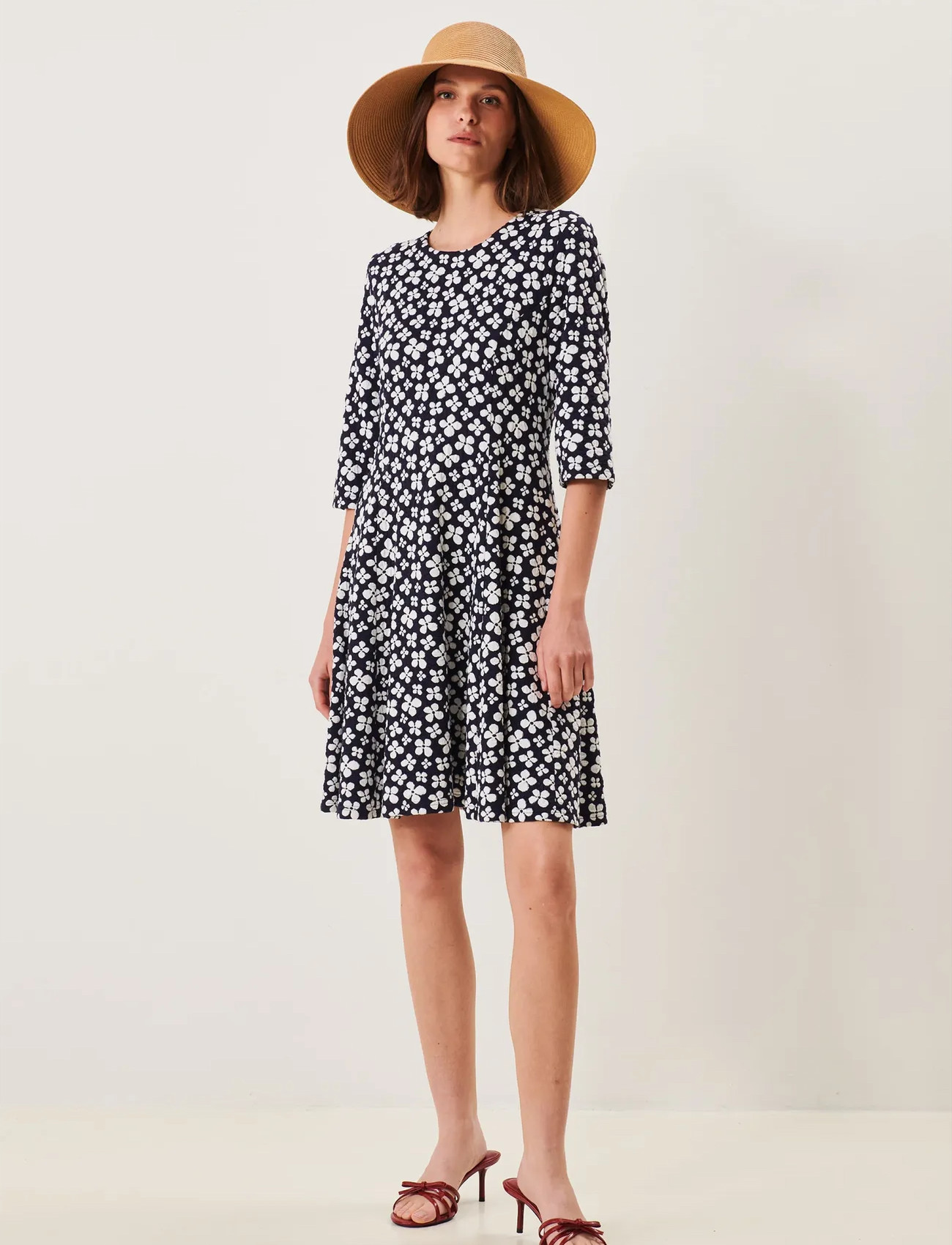Jumperfabriken Dedee Dress, L, Navy, Kjoler > Kort Kjole, Dame