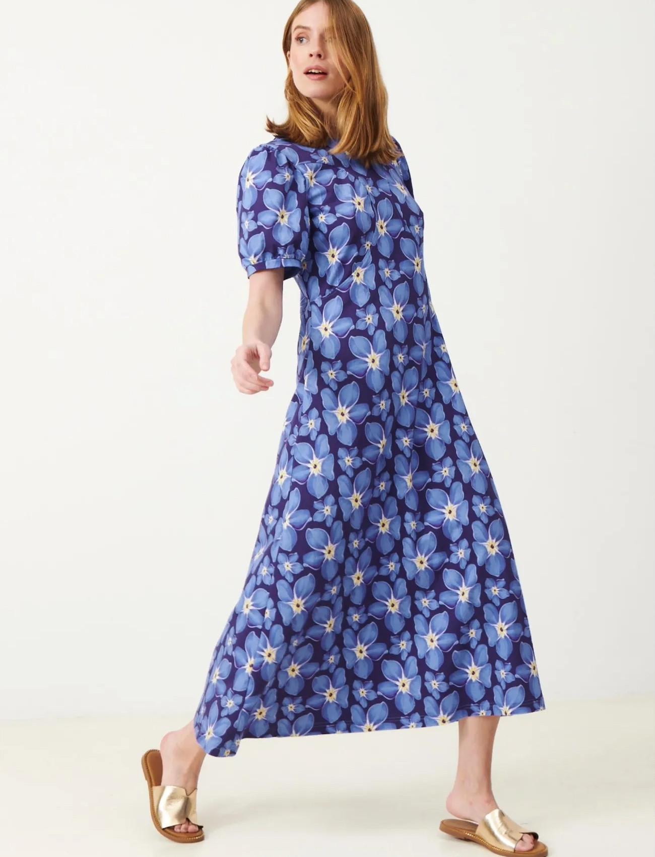 Jumperfabriken Philomena Dress, XS, Blue, Kjoler > Maxikjole, Dame