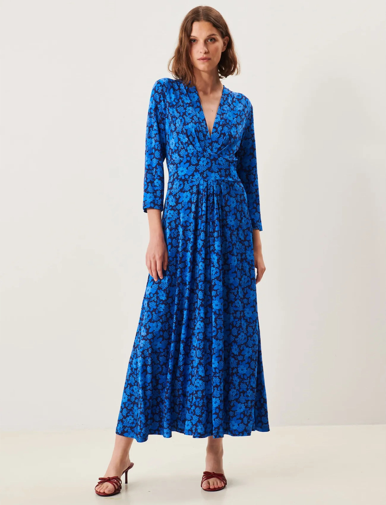 Jumperfabriken Clary Dress, M, Blue, Kjoler > Knælange Og Midi, Dame