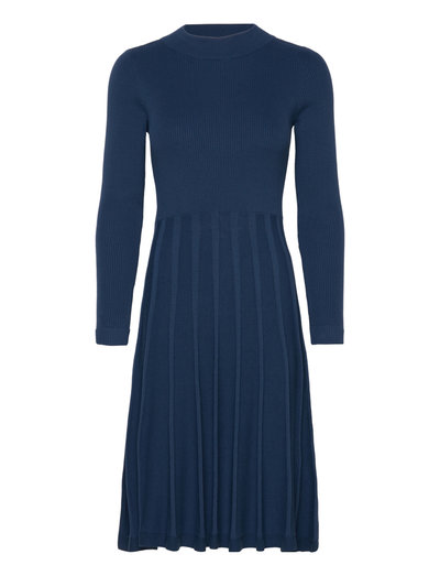 Jumperfabriken Henna Dress Dark Blue – dresses – shop at Booztlet