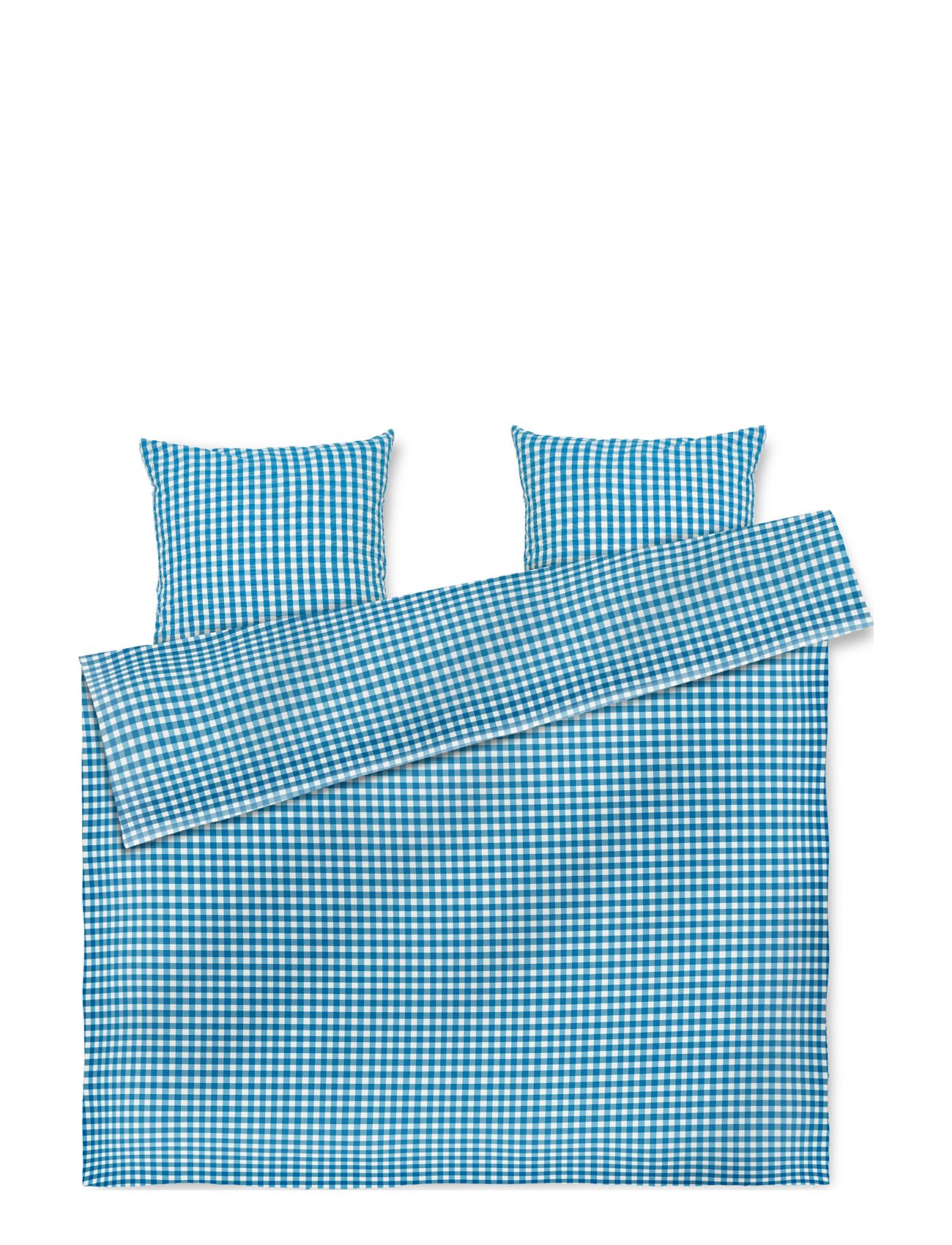 Bæk&Bølge Sengetøj 200X220 Cm Dk Home Textiles Bedtextiles Bed Sets Blue Juna