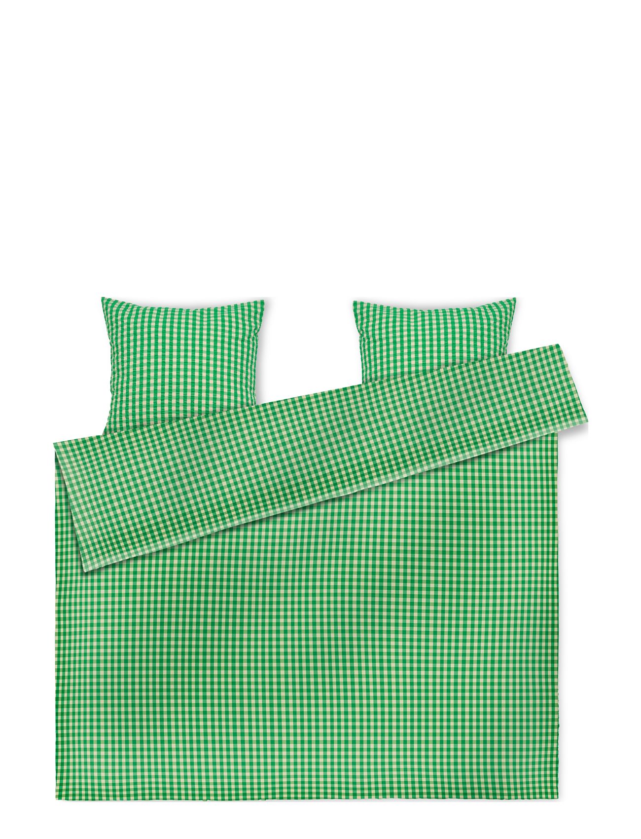 Bæk&Bølge Sengetøj 200X220 Cm Dk Home Textiles Bedtextiles Bed Sets Green Juna