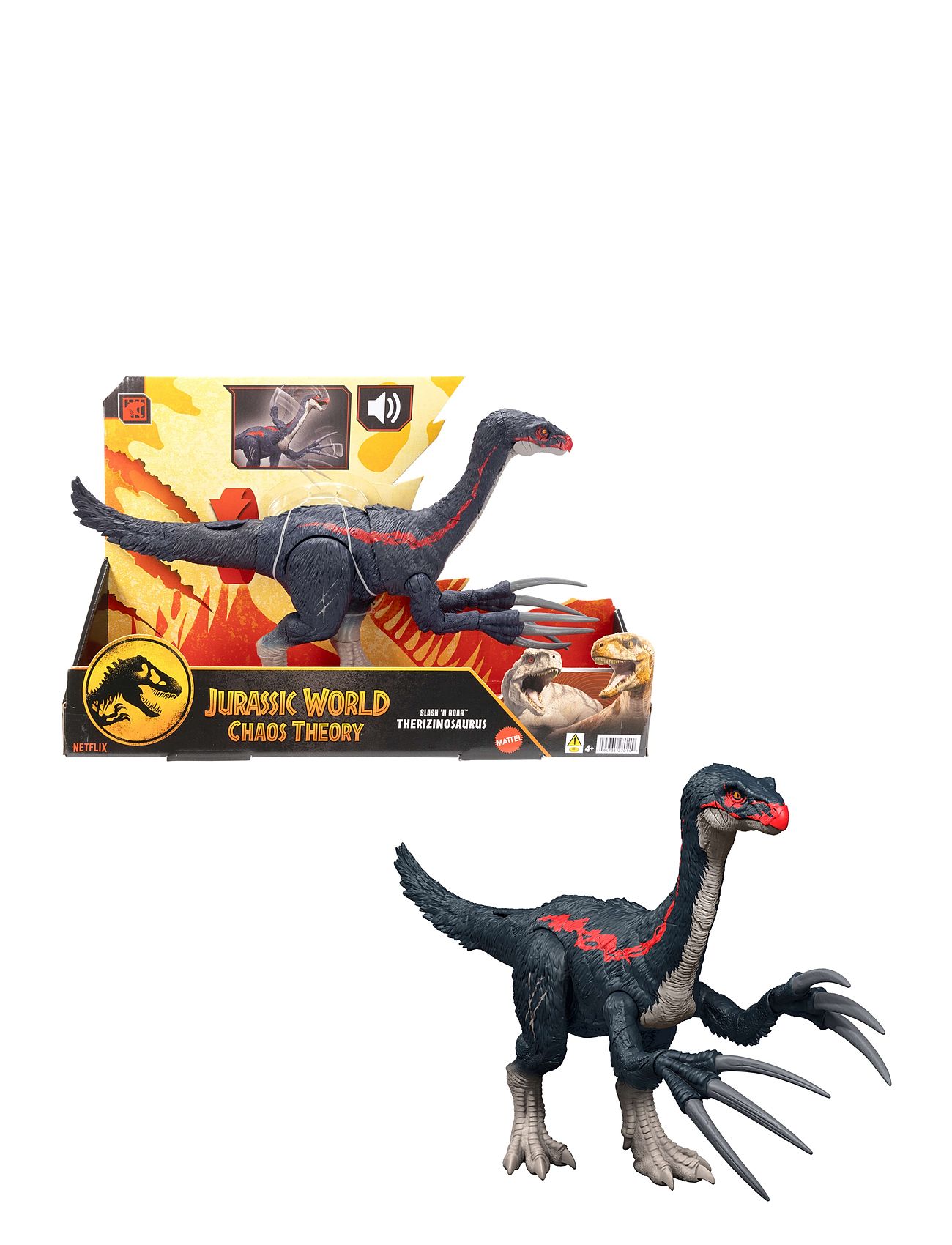 Jurassic World Jurassic World Slash 'N Roar Therizinosaurus Multi/patterned