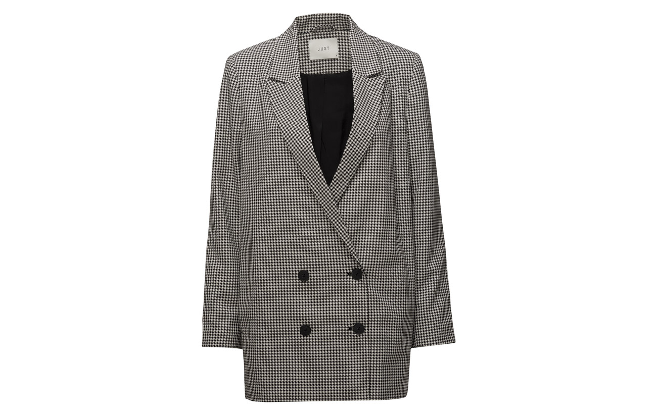 Viscose Amalie Houndstooth Just 2 Polyester Female Elastane 32 Pattern Blazer 66 SnxHxU