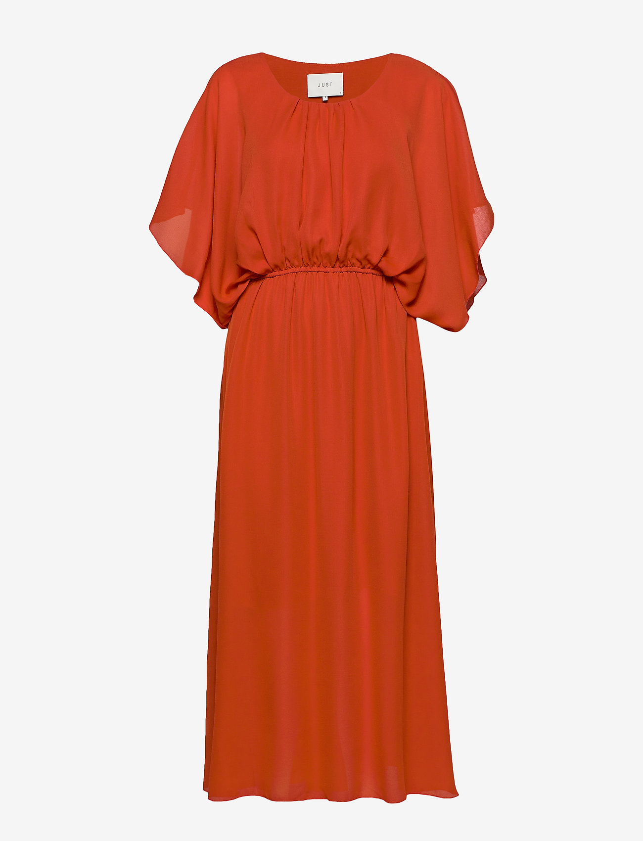 burnt orange maxi dress