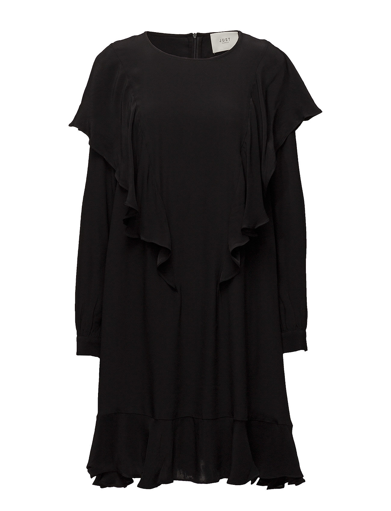 Lilith Dress Korte Jurk Zwart Just Female just female kopen in de aanbieding