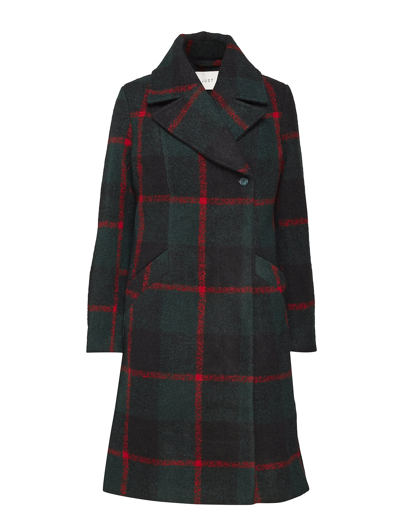 Emeline Coat Wollen Jas Lange Multipatroon Just Female just female kopen in de aanbieding Emeline Coat Wollen Jas Lange Multipatroon Just Female just female kopen in de aanbieding